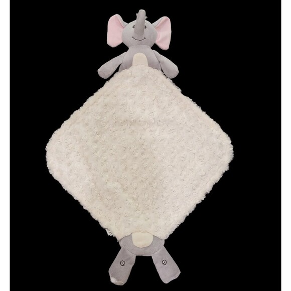 Kinder Keepsakes Elephant Plush Lovey 30" Gray Large Security Baby Blanket 2015 - Picture 1 of 9